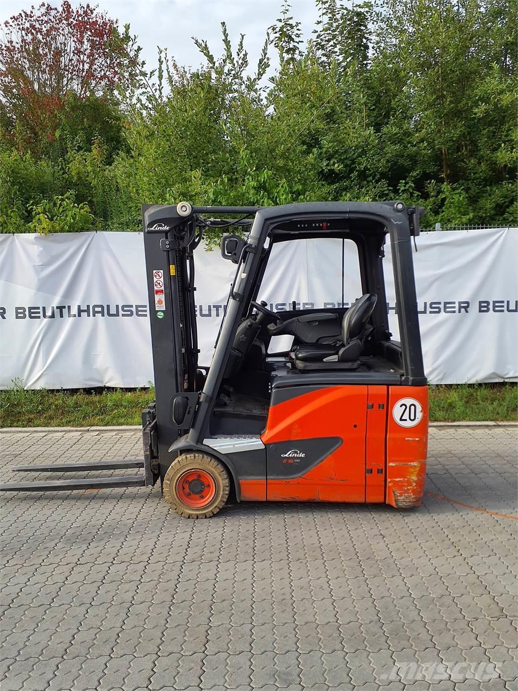 Linde E16 Електронавантажувачі