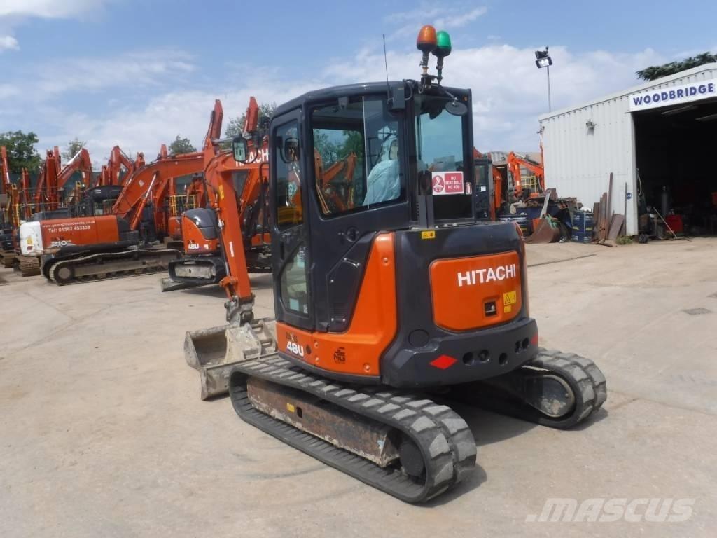 Hitachi ZX 48 U-6 Міні-екскаватори < 7т