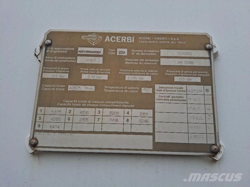Acerbi ASO64003SP Напівпричепи-автоцистерни
