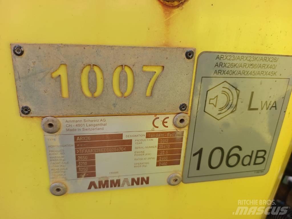 Ammann ARX 26 Котки тротуарні