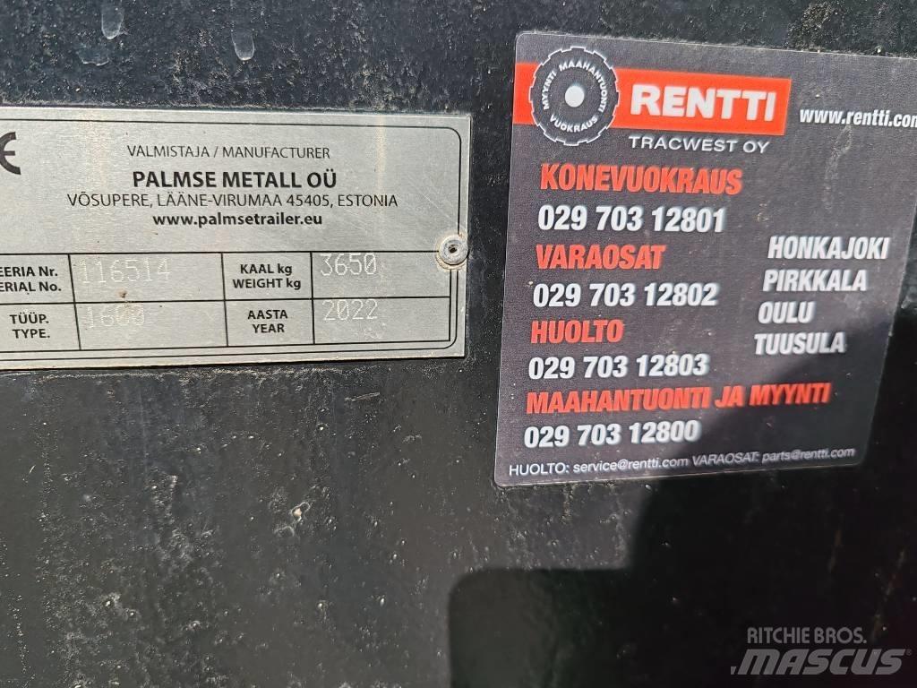 Palmse Trailer 1600 Самосвальні причепи