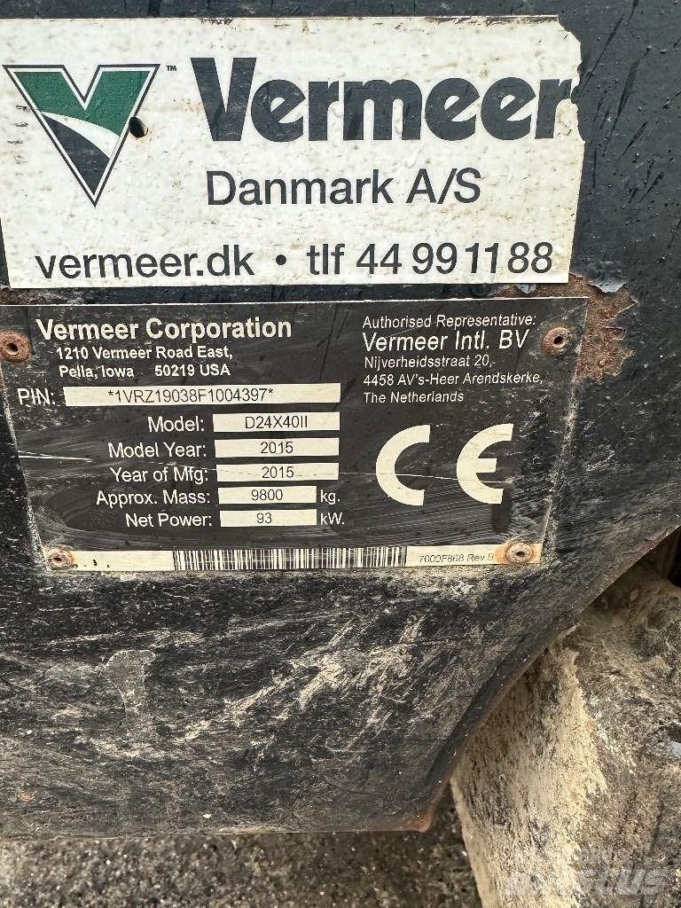 Vermeer D24x40II Обладнання для горизонтального буріння