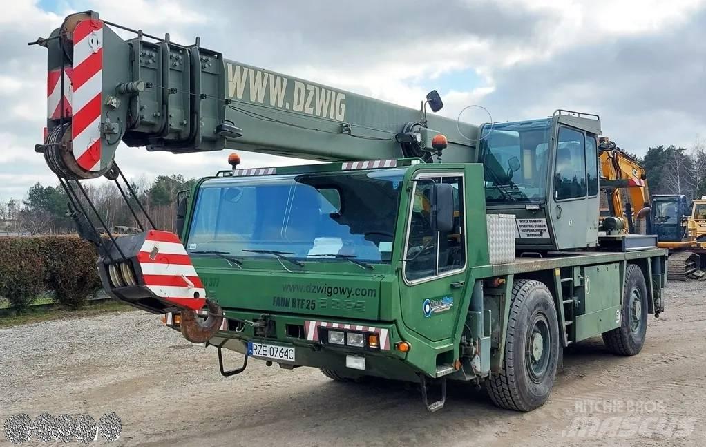 Faun RTF-25 автокрани