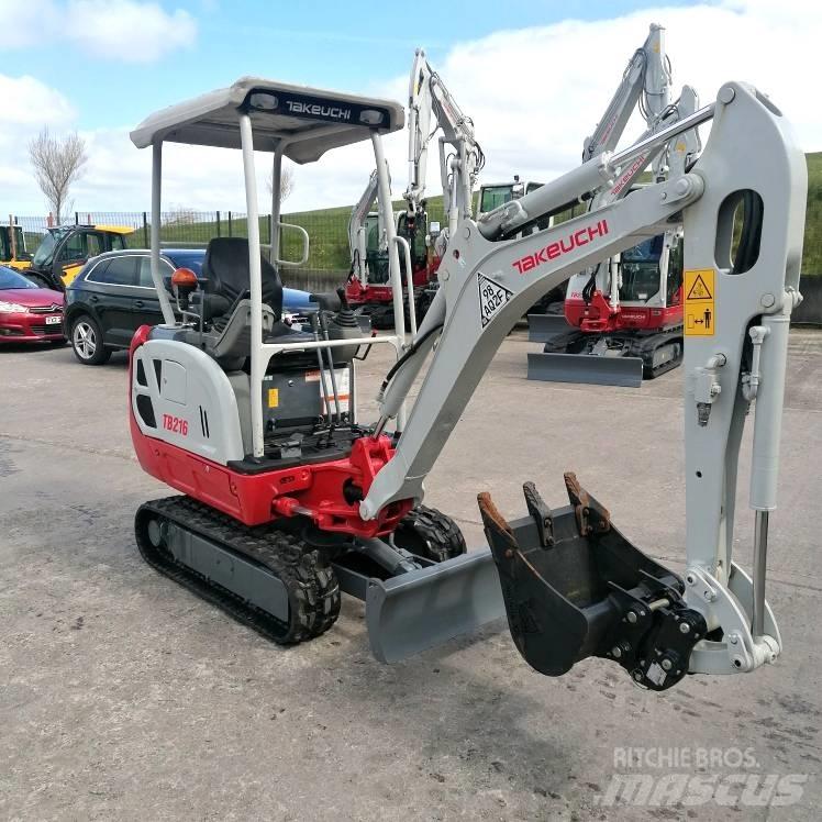 Takeuchi TB216 Міні-екскаватори < 7т