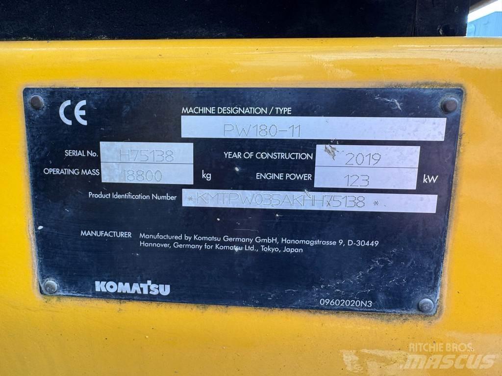 Komatsu PW180-11 Колісні екскаватори