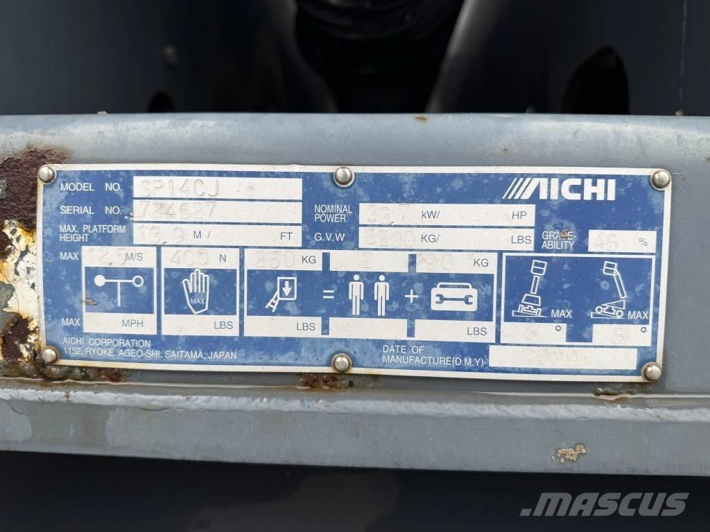 Aichi SP 14 CJ Телескопічні підйомники