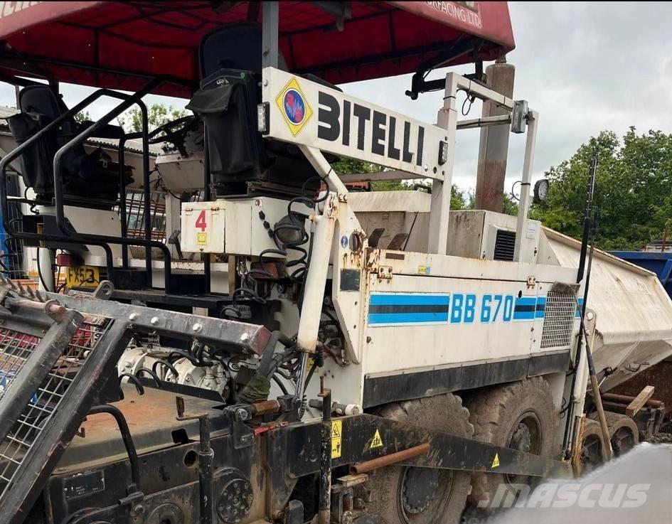 Bitelli BB 670 Асфальтовкладачі