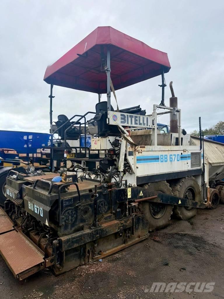 Bitelli BB 670 Асфальтовкладачі
