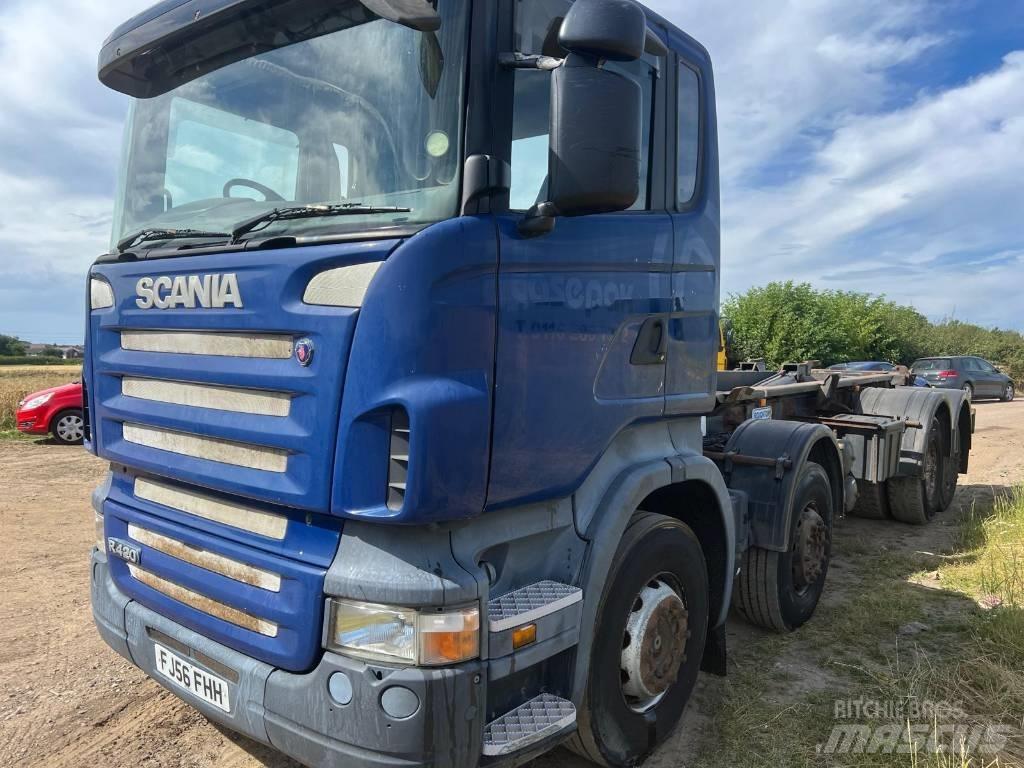 Scania R420 Вантажівки з гаковим підйомом