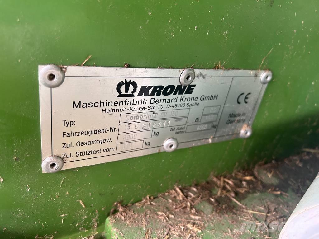 Krone CV150XC Рулонні прес-підбирачі