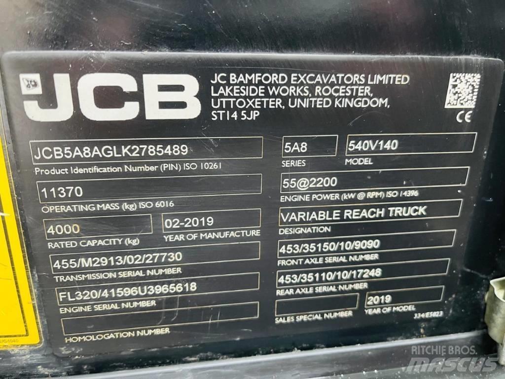 JCB 540-140 Телескопічні навантажувачі