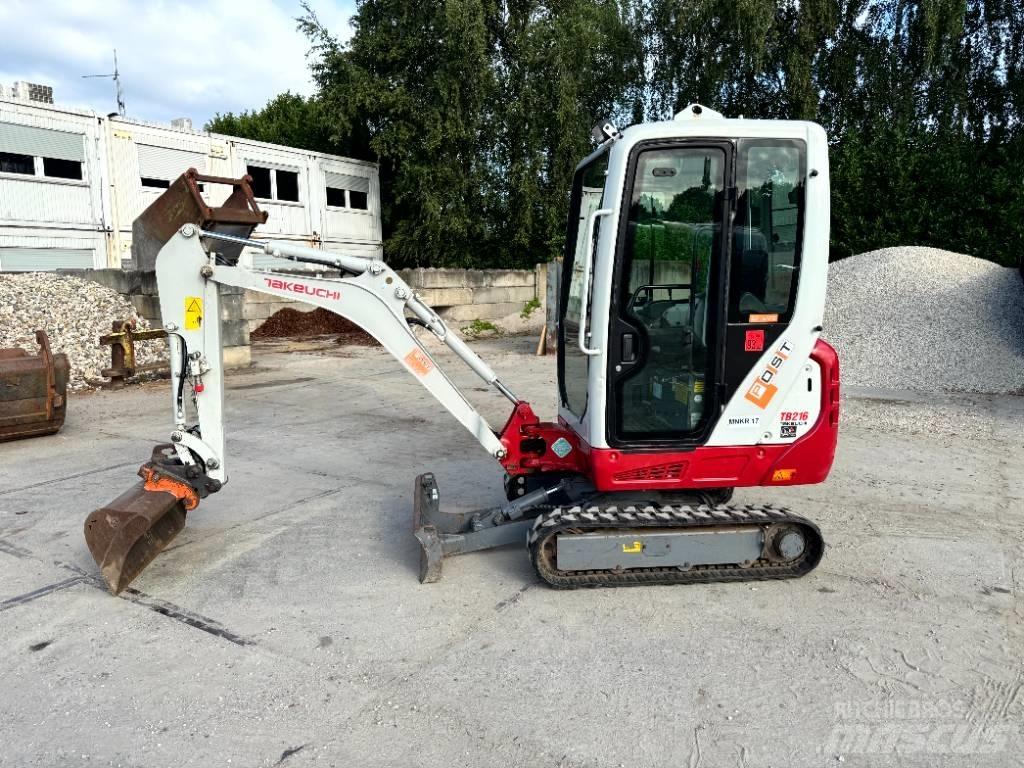 Takeuchi TB 216 Міні-екскаватори < 7т