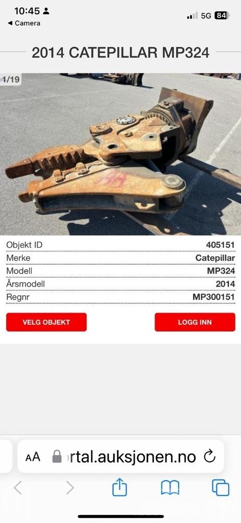 CAT MP324 Різаки