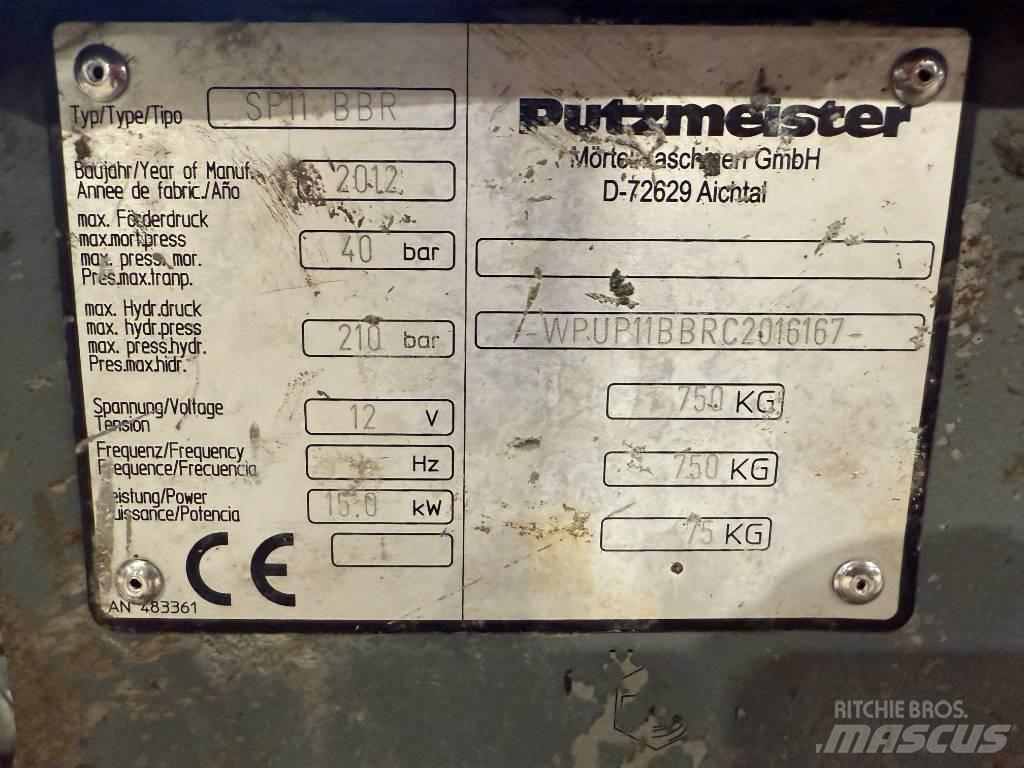 Putzmeister SP 11 Бетонозмішувачі