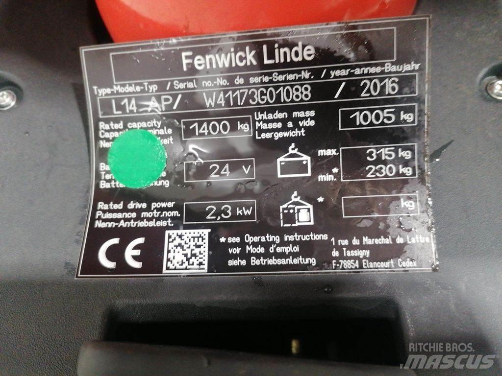 Linde L14AP Ручний візок
