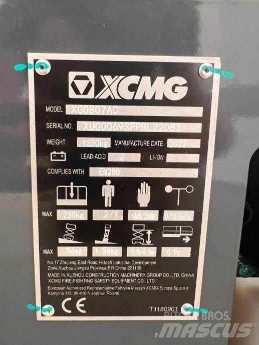 XCMG XG0807AC Підйомники-ножиці