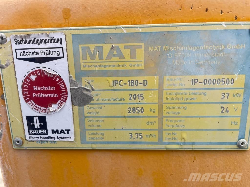 Bauer MAT IPC 180-D Будтехніка - Інші