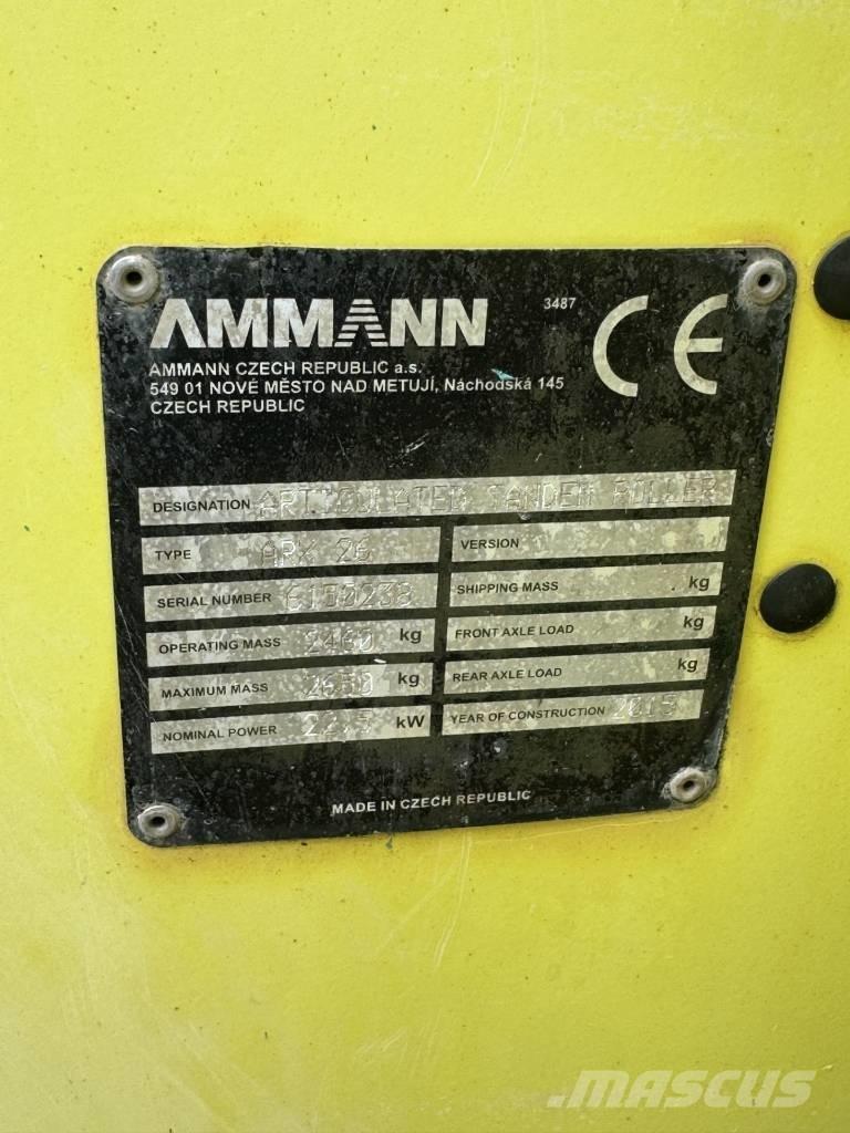 Ammann ARX 26 Котки тротуарні
