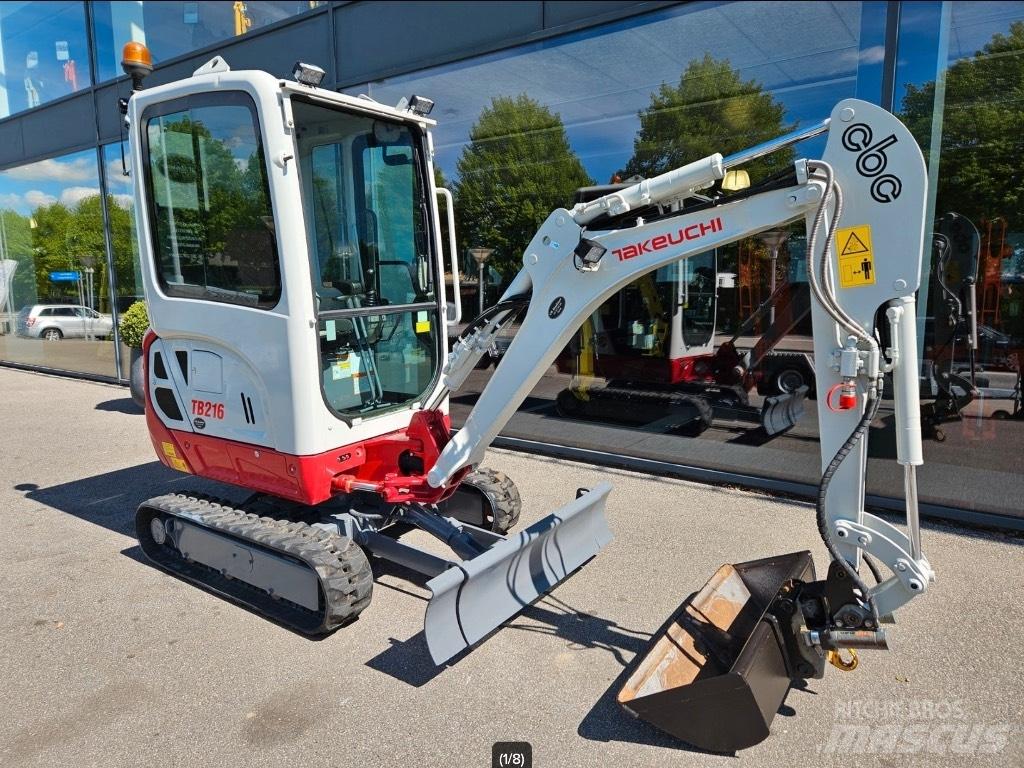 Takeuchi TB 216 Міні-екскаватори < 7т