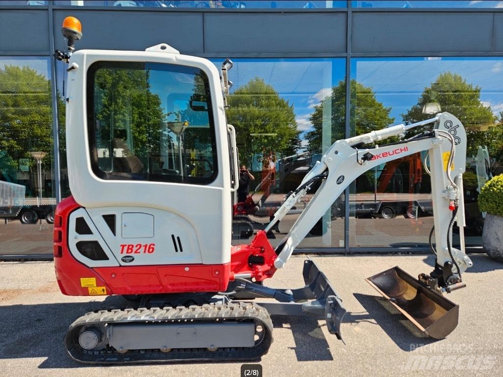 Takeuchi TB 216 Міні-екскаватори < 7т