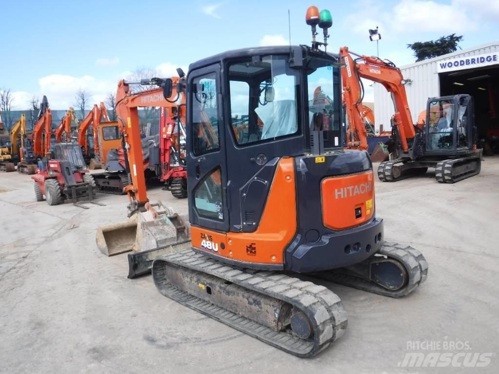 Hitachi ZX48U-6 Міні-екскаватори < 7т