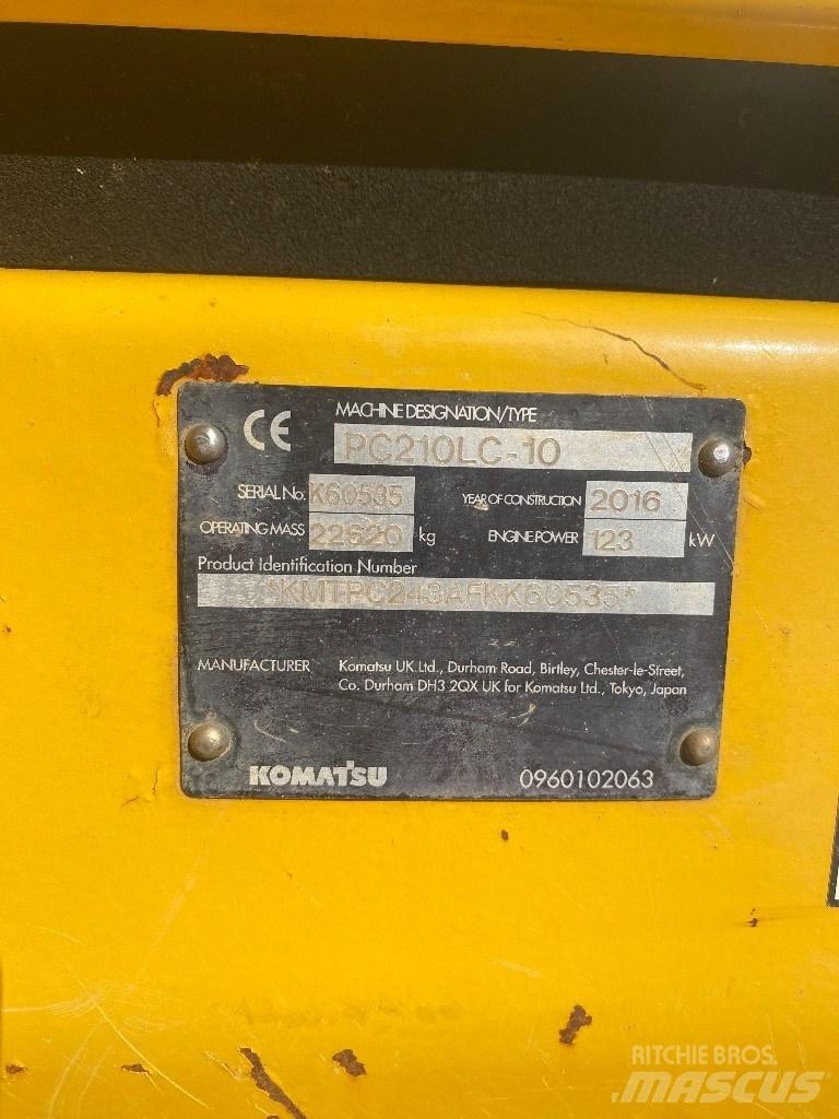 Komatsu PC 210 LC-10 Гусеничні екскаватори