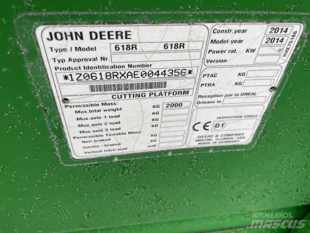 John Deere W 540 Зернозбиральні комбайни