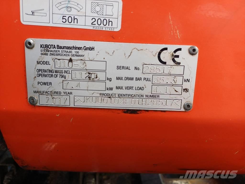 Kubota U 10-3 G Міні-екскаватори < 7т