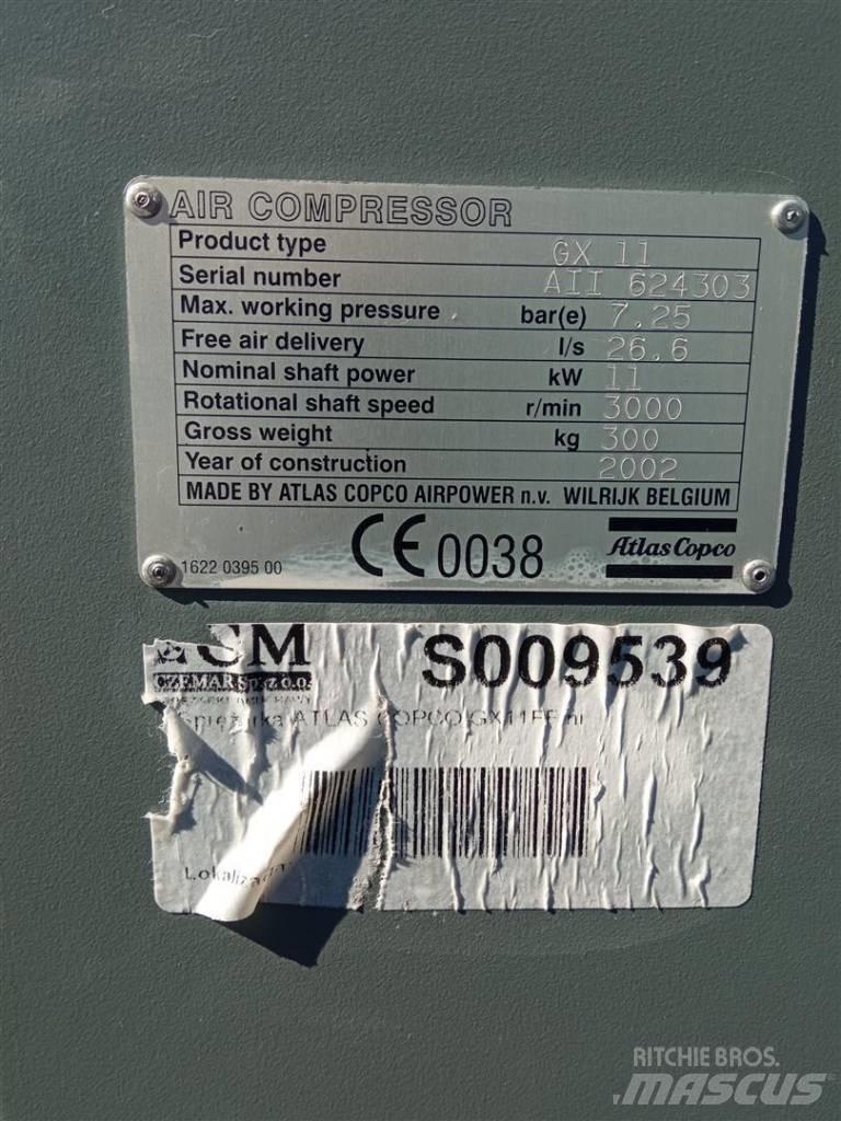 Atlas Copco GX11FF Компресори