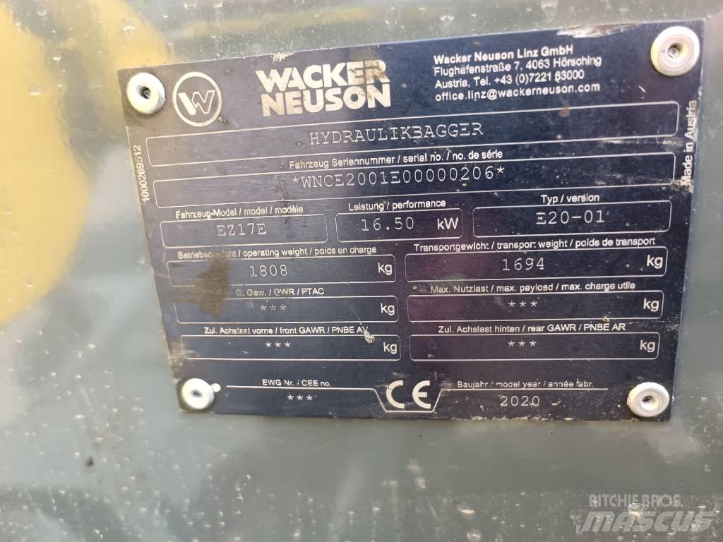 Wacker Neuson EZ17e Гусеничні екскаватори