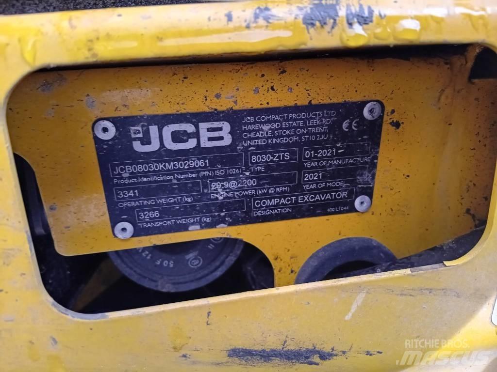 JCB 8030 ZTS Міні-екскаватори < 7т