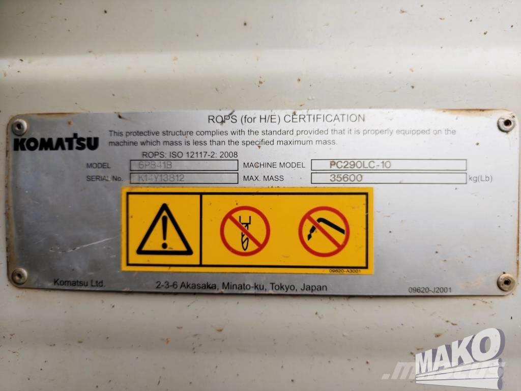 Komatsu PC 290 LC-10 Гусеничні екскаватори