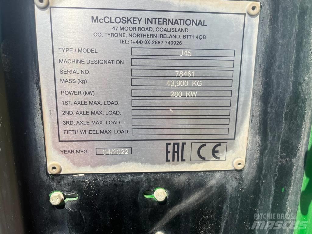 McCloskey J45 Мобільні дробарки