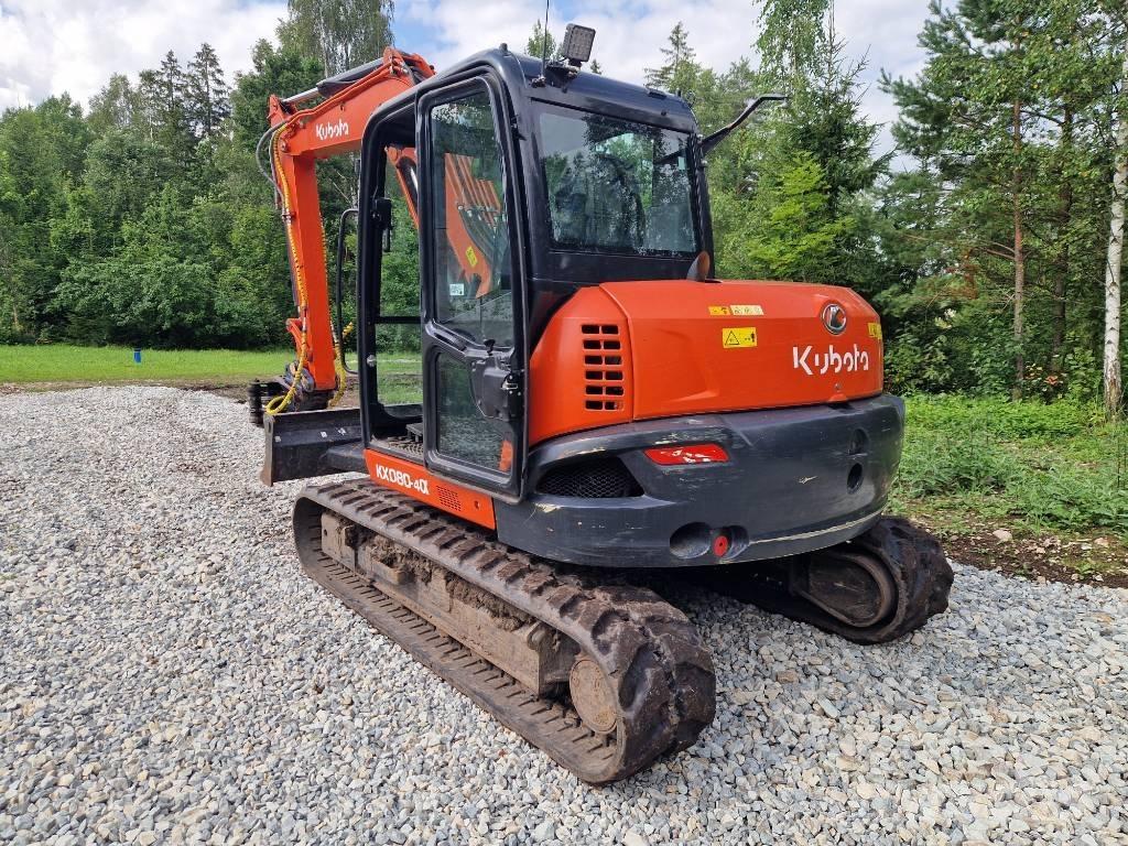 Kubota KX 080-4 Середні екскаватори 7т. - 12т.