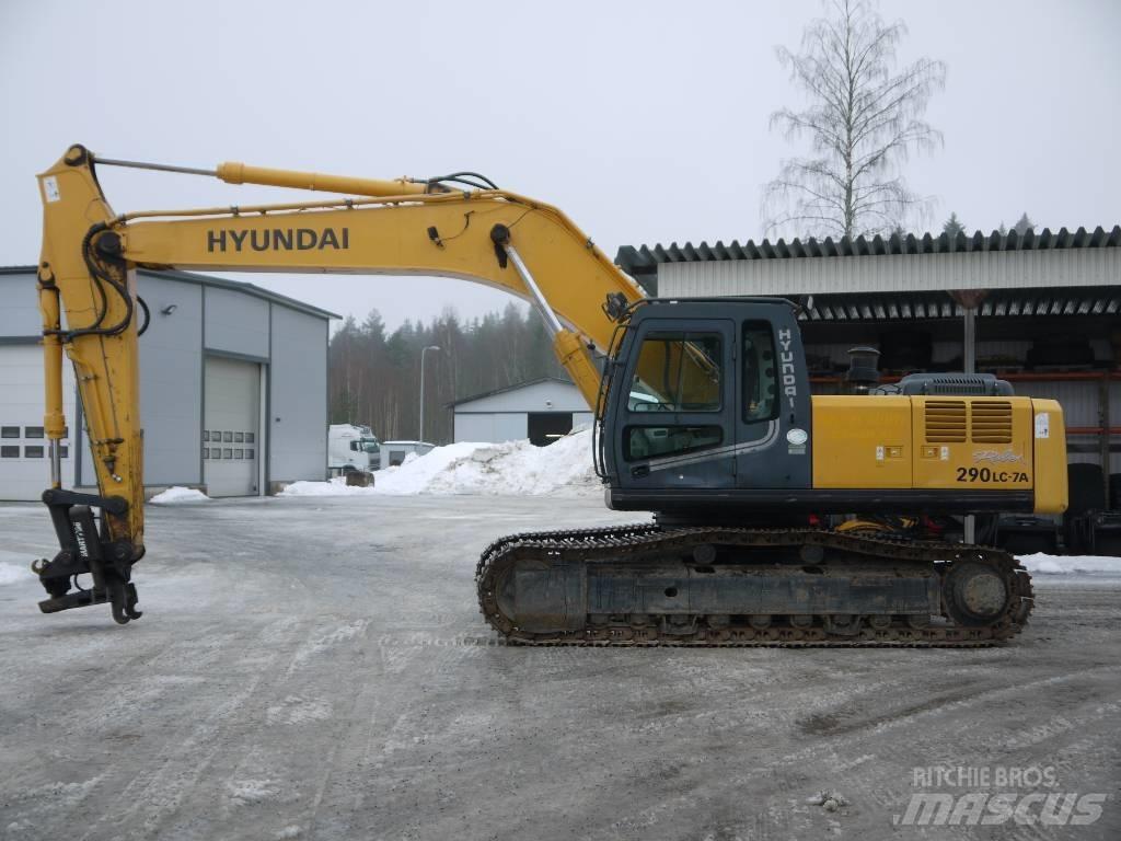 Hyundai R 290 LC-7A Гусеничні екскаватори