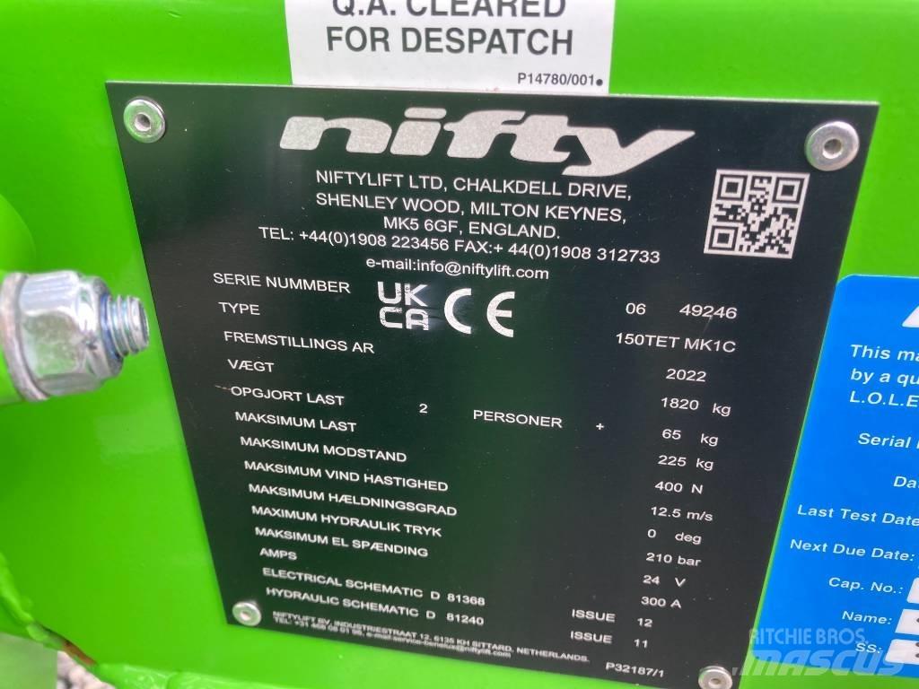 Niftylift 150TET Вишки-причепи