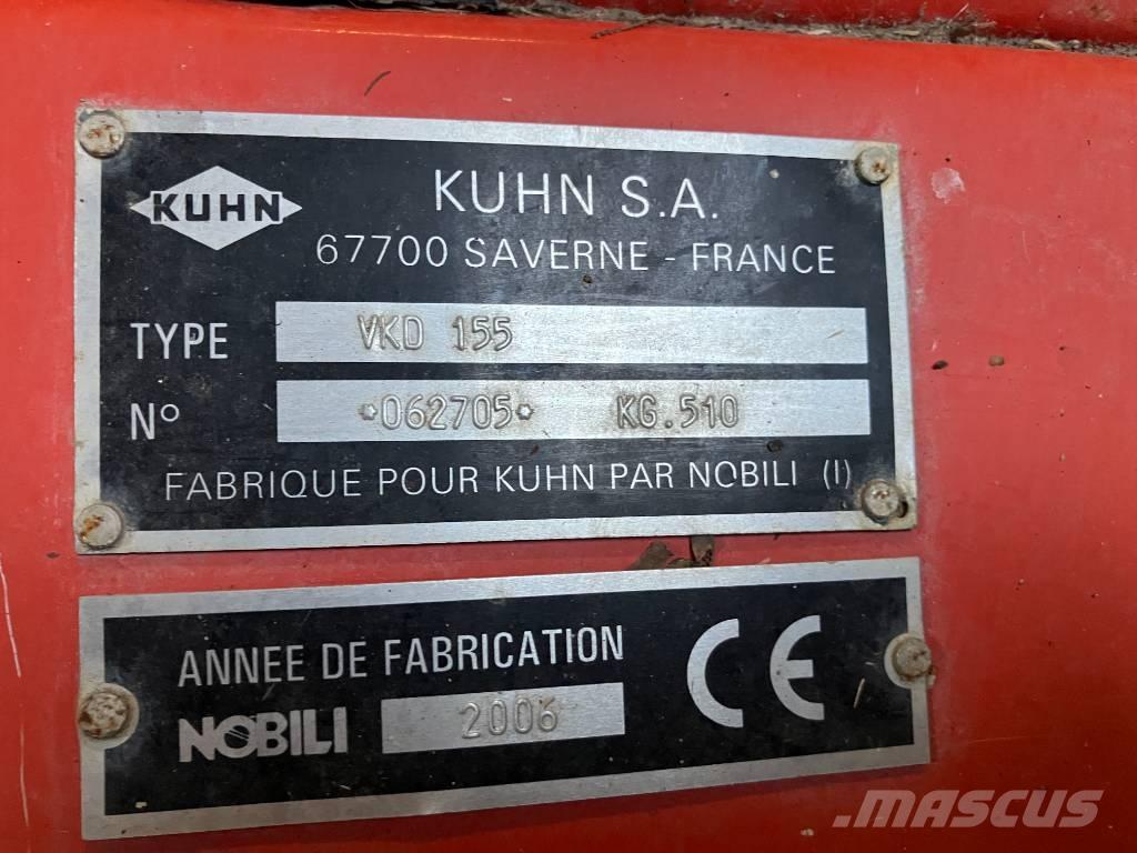 Kuhn VKD 155 Газонні і лукові косилки