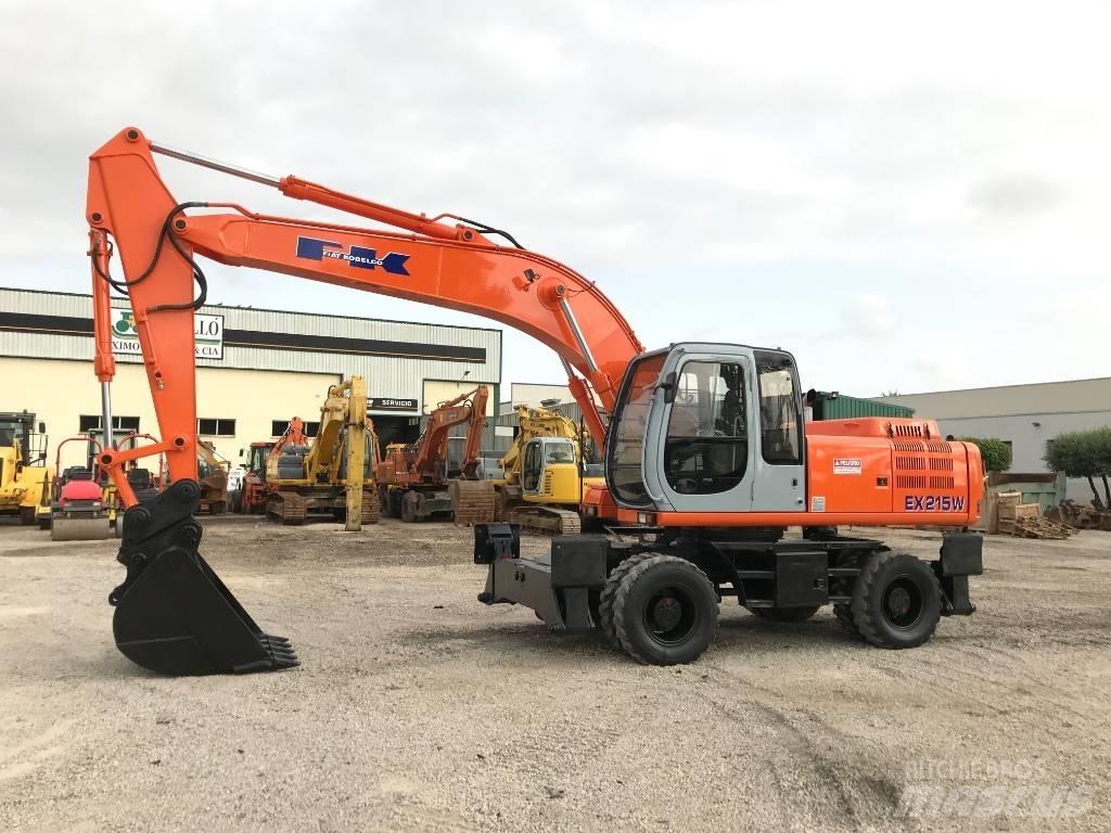 Fiat-Kobelco EX215W Колісні екскаватори