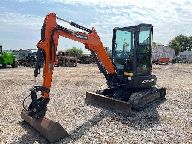 Doosan DX 27 Z Міні-екскаватори < 7т