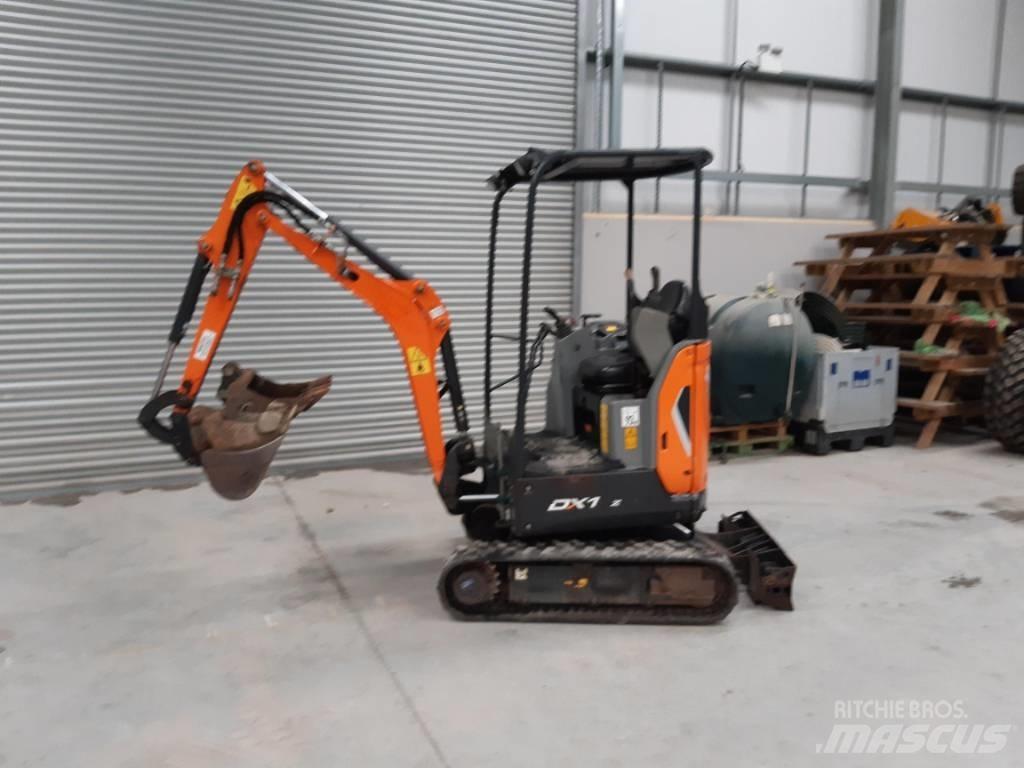 Doosan DX17Z Міні-екскаватори < 7т