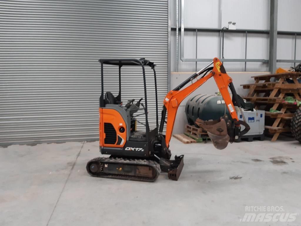 Doosan DX17Z Міні-екскаватори < 7т
