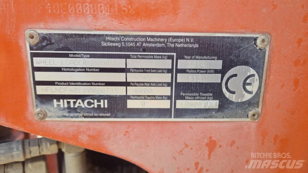 Hitachi ZW 140 Фронтальні навантажувачі