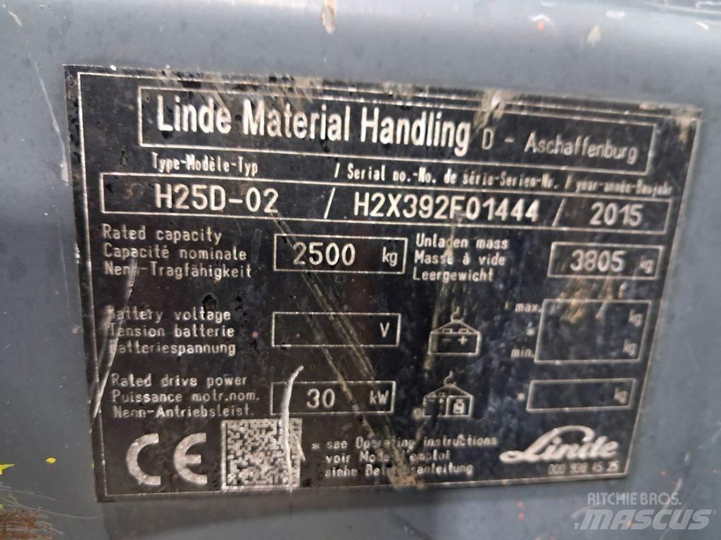 Linde H25D-02 Дизельні навантажувачі