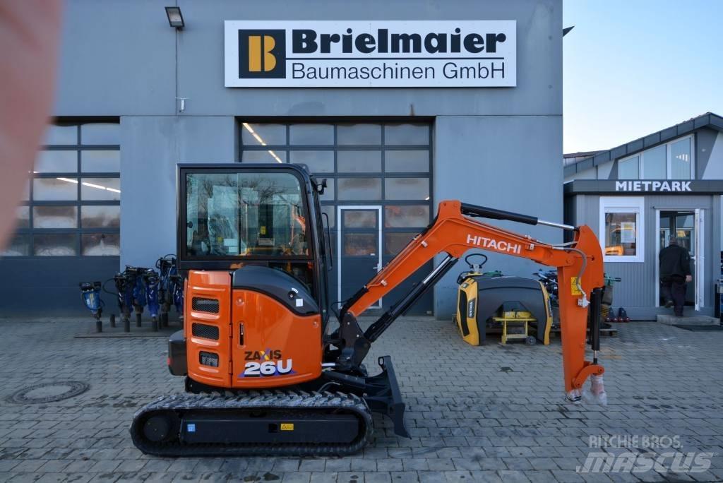Hitachi ZX 26 U-6 Міні-екскаватори < 7т
