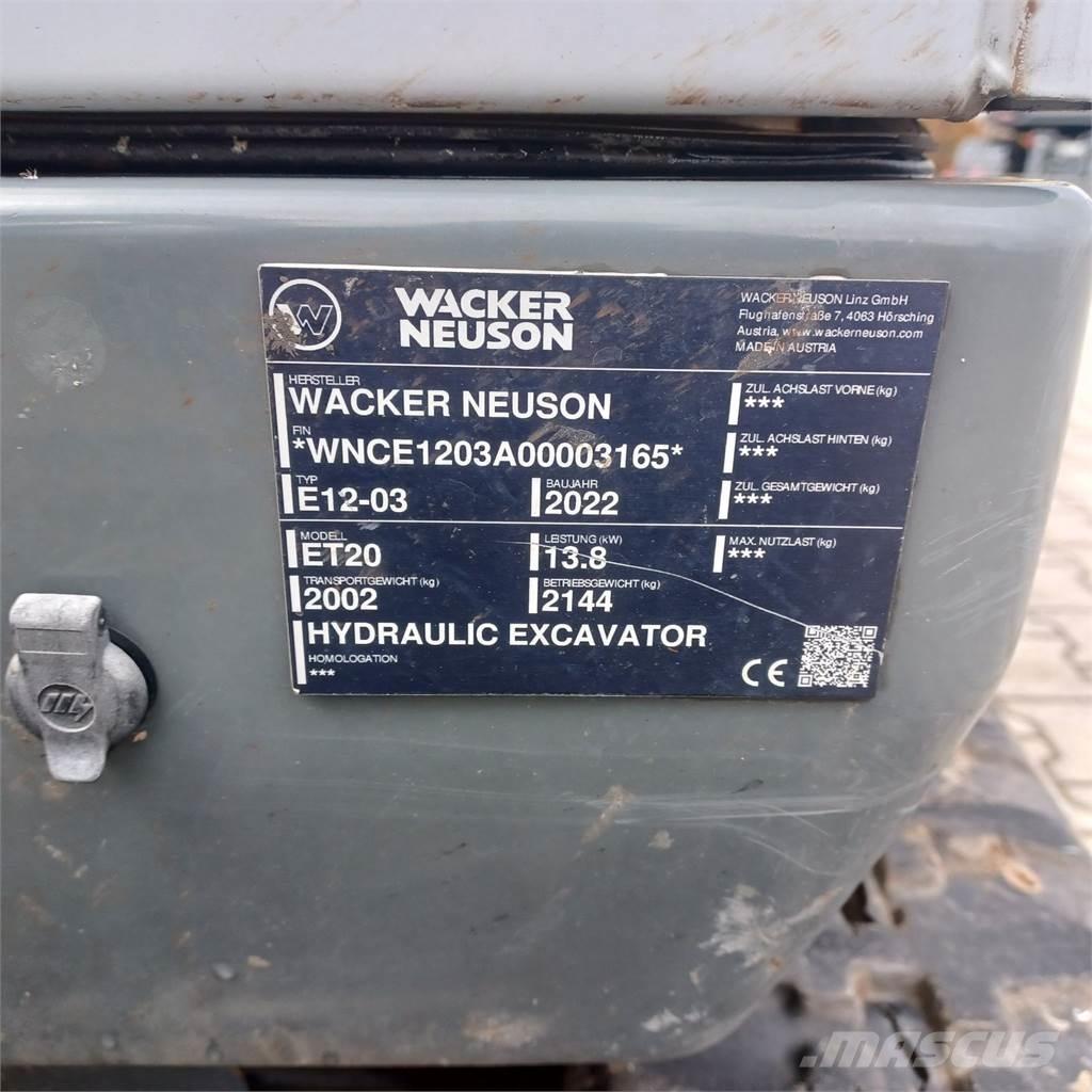 Wacker Neuson ET20 Гусеничні екскаватори