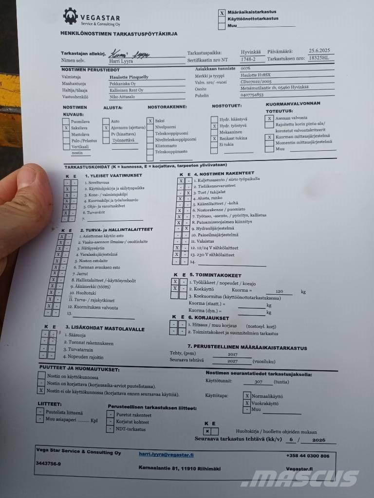 Haulotte H 18 SX Підйомники-ножиці