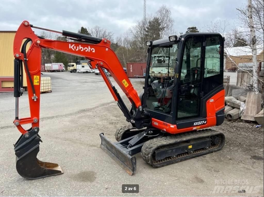 Kubota KX 027 Міні-екскаватори < 7т