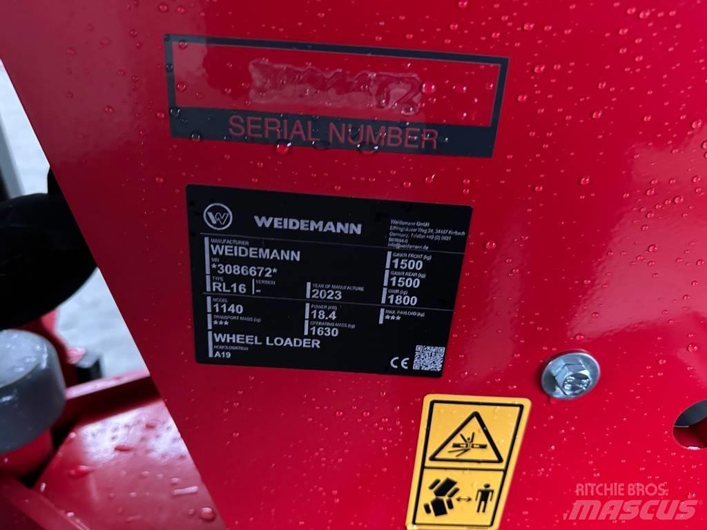 Weidemann 1140 Малі навантажувачі