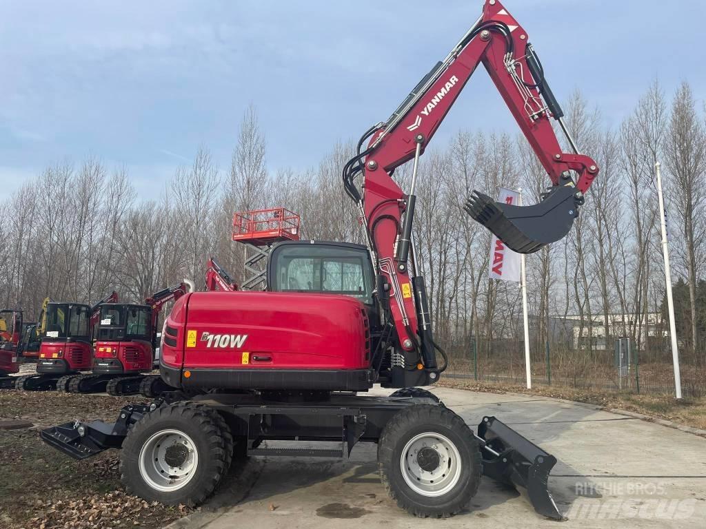 Yanmar B110W Колісні екскаватори