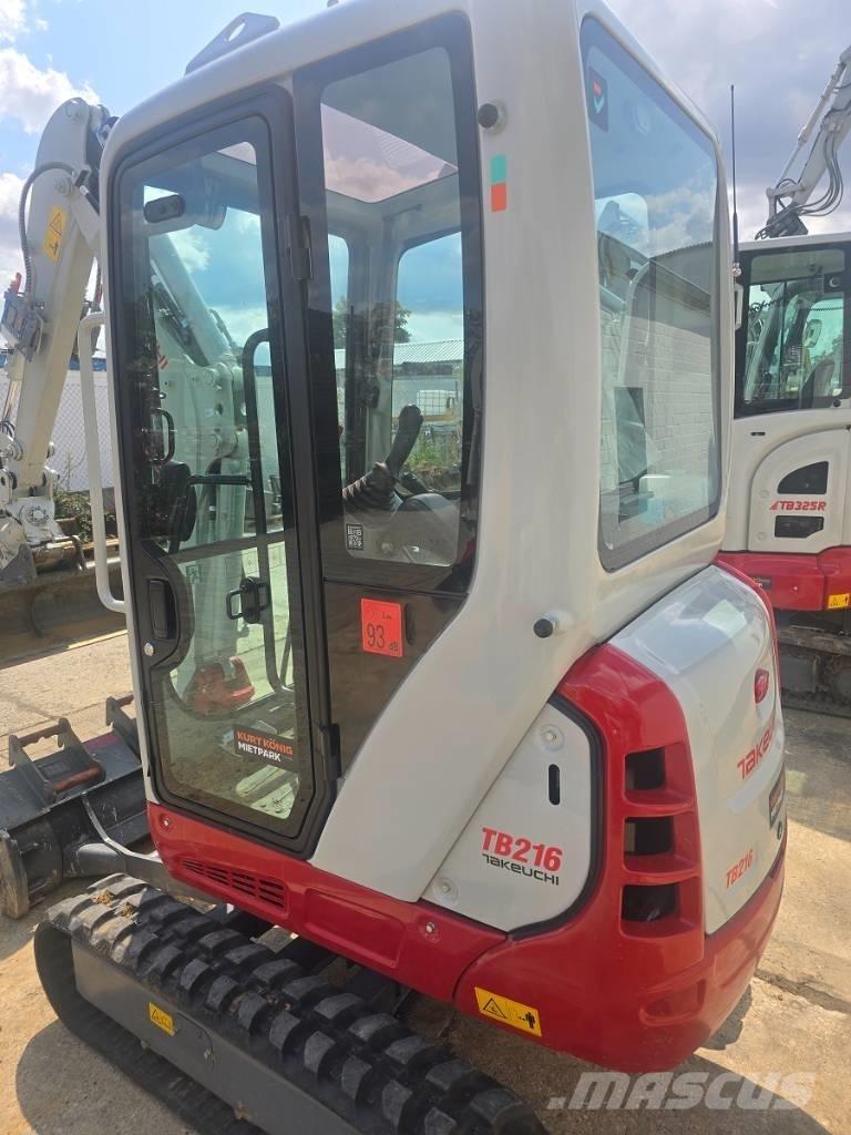 Takeuchi TB 216 A Міні-екскаватори < 7т